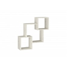 Полка навесная арт.21.39.1 ЛДСП ясдуб крафт белый 740х200хh740мм