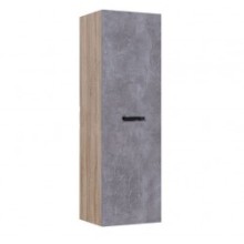 Полка навесная арт.24.116.8 ЛДСП бетон светлый/сонома, доп.цвет: бетон светлый/белый 400х346хh1280мм 