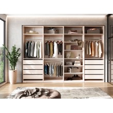 Гардеробная система арт.24.117.2 каркас ЛДСП кашемир 3200х490хh2236мм вариант №2 Ларго