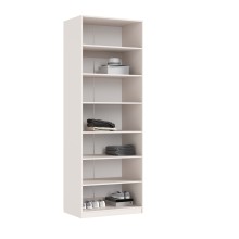 Гардеробная система Шкаф 2-х. дв. арт.24.117.10 каркас  ЛДСП кашемир 800х490хh2236мм каркас+ 5 полок Ларго