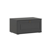 Тумба под ТВ арт.24.121.26 МДФ графит текстурный/ЛДСП графит 800х528хh416мм