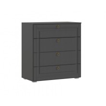 Комод арт.24.121.14 МДФ графит текстурный/ЛДСП графит 850х448хh910мм  