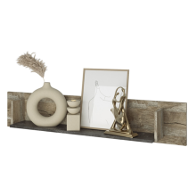 Полка навесная арт.24.136.7 ЛДСП дуб юкон/бетон темный 1200х176хh234мм.