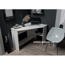 Стол письменный арт.24.143 ЛДСП белый 1100х800хh750мм сборка универсальная