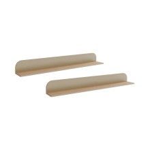 Полка навесная арт.24.148.15 ЛДСП дуб сонома 1300х166хh150мм  2 шт.