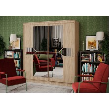 Шкаф-купе 2-х. дв. арт.24.151 ЛДСП сонома 1500х650хh2200мм Элегант