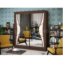 Шкаф-купе 2-х. дв. арт.24.154 ЛДСП венге 1500х650хh2200мм Элегант-1