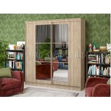 Шкаф-купе 2-х. дв. арт.24.159 ЛДСП сонома 1500х650хh2200мм. Элегант-3