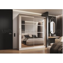 Шкаф-купе 2-х. дв. арт.24.163 ЛДСП кашемир 2000х650хh2200мм. Элегант-8