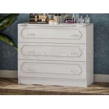 Комод арт.24.164.2 фасад МДФ белый глянец/каркас ЛДСП белый 900х460хh816мм