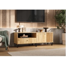 Тумба под ТВ арт.24.17.12.1 фасад и каркас ЛДСП дуб крафт 1502х426хh511мм Роджинамиф