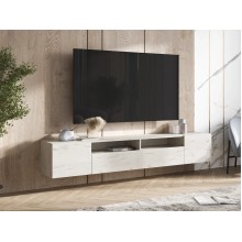 Тумба под ТВ арт.24.171 ЛДСП  дуб крафт белый 2000х346хh330мм