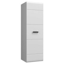 Полка навесная арт.24.186.14 фасад МДФ белый глянец холодный/каркас ЛДСП белый,доп.цвет каркаса сонома,венге 400х346хh1280мм