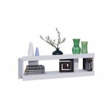 Полка навесная арт.24.186.16 фасад МДФ белый глянец холодный/каркас ЛДСП белый,доп.цвет каркаса сонома,венге 1200х266хh353мм