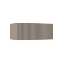 Тумба под ТВ арт.24.187.12 фасад МДФ шарли мокко/каркас ЛДСП глиняный серый 800х442хh330мм навесная