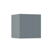 Полка навесная арт.24.187.13 фасад МДФ шарли бриз/каркас ЛДСП сумеречный голубой 400х400хh346мм 