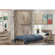 Модульная спальня арт.24.188.10 фасад ЛДСП дуб юкон/бетон темный/каркас ЛДСП дуб юкон