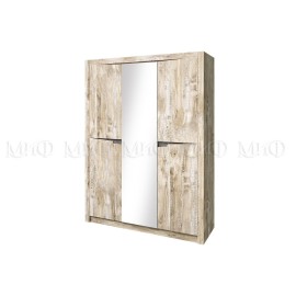 Шкаф 3-х. дв. арт.24.188.7 фасад ЛДСП дуб юкон/бетон темный/каркас ЛДСП дуб юкон 1640х538хh2200мм Ривьера