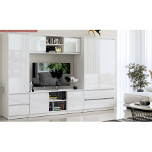 Гостиная арт.24.191.30 фасад ЛДСП белый глянец/каркас ЛДСП белый 2706х540хh1796мм