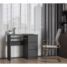 Стол письменный арт.24.191.11 каркас и фасад ЛДСП графит 1002х524хh768мм