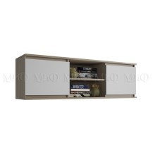 Полка открытая (антресоль) арт.24.191.3 фасад ЛДСП белый глянец/каркас ЛДСП сонома 1352х354хh412мм