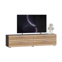 Тумба под ТВ арт.24.192.14 фасад МДФ сонома/каркас ЛДСП венге 1668х378хh380мм ТБ-002