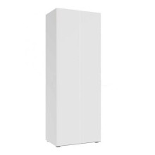 Шкаф 2-х. дв. арт.24.193.17 фасад МДФ белый глянец холодный/каркас ЛДСП белый 800х520хh2170мм ШК-01