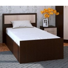 Кровать 1-сп. арт.24.20.3 (900х2000) ЛДСП дуб беленый/венге 935х2037хh800мм