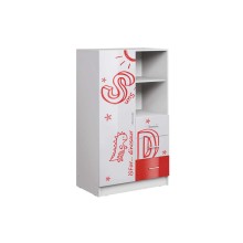 Комод арт.24.201.8 фасад ЛДСП белый глянец фотопечать/каркас ЛДСП белый 800х400хh1300мм