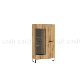 Шкаф-стекло арт.24.205.7 ЛДСП дуб крафт 800х346хh1398мм Нэнси loft