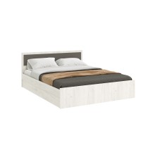 Кровать 2-сп. арт.24.206.5 (1400х2000) ЛДСП графит/дуб крафт белый 1445х2037хh800мм