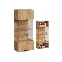 Полка навесная арт.24.21.6 ЛДСП дуб крафт 500х346хh1200мм  