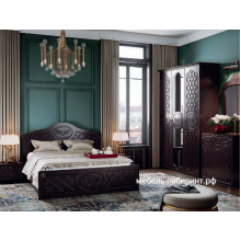 Модульная спальня арт.24.29 МДФ шоколад матовый/ЛДСП венге