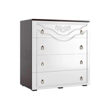 Комод арт.24.29.3 МДФ жемчуг/ЛДСП венге 805х446хh991мм. 