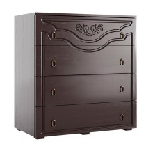 Комод арт.24.29.3 фасад МДФ шоколад матовый/каркас ЛДСП венге 805х446хh991мм. 
