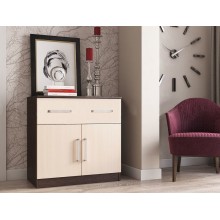 Комод арт.24.30.3 ЛДСП дуб беленый/венге 800х430хh816мм