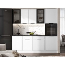 Модульный кух.гарнитур арт.24.33.4 фасад МДФ холст белый/каркас ЛДСП белый Стоимость кухни от 40 000 до 100 000 руб (индивидуально комплектуется по размерам заказчика)