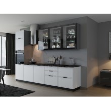 Модульный кух.гарнитур арт.24.33.5 фасад МДФ холст белый/каркас ЛДСП белый Стоимость кухни от 40 000 до 100 000 руб (индивидуально комплектуется по размерам заказчика)