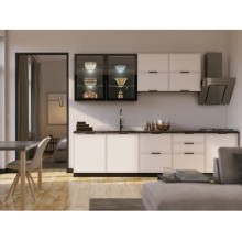 Модульный кух.гарнитур арт.24.33.6 фасад МДФ холст белый/каркас ЛДСП белый Стоимость кухни от 40 000 до 100 000 руб (индивидуально комплектуется по размерам заказчика)