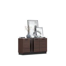 Комод арт.24.34.6 фасад МДФ дерево/ каркас ЛДСП орех 1500х442хh814мм