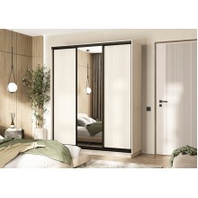 Шкаф-купе 3-х. дв. арт.24.39.1 ЛДСП дуб крафт белый 1800х600хh2200мм Тринити new