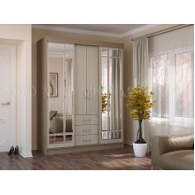 Шкаф-купе 4-х. дв. арт.24.48.5 ЛДСП ясень шимо светлый/темный 1700х574хh2220мм Маэстро