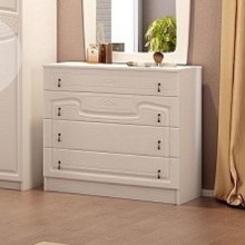 Комод арт.24.5.2 МДФ белый глянец/ЛДСП белый 900х460хh816мм.