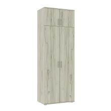 Шкаф 2-х. дв. арт.24.50.7 ЛДСП дуб крафт белый 800х450хh2236мм.