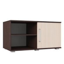 Тумба под обувь арт.24.7.6 ЛДСП дуб беленый/венге 900х470хh470мм