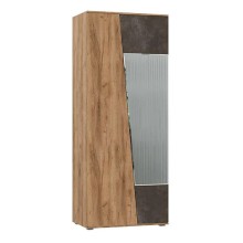 Шкаф 2-х. дв. арт.24.76.16 ЛДСП дуб крафт/бетон темный 900х546хh2236мм