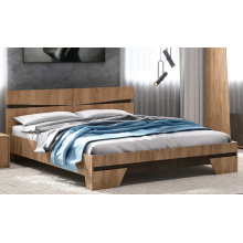 Кровать 2-сп. арт.24.76.12 (1600х2000) ЛДСП дуб крафт/бетон темный 1674х2074хh800мм ортопедическое основание