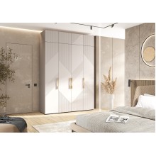 Шкаф 4-х. дв. арт.24.79.10 фасад МДФ кашемир/каркас ЛДСП кашемир 1800х506хh2600мм Ирис 