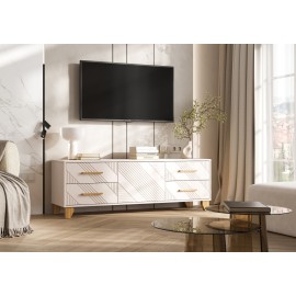 Тумба под ТВ арт.24.79.16 МДФ кашемир/ЛДСП кашемир 1502х426хh511мм Ирис 