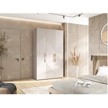 Шкаф 3-х. дв. арт.24.79.5 МДФ кашемир/ЛДСП кашемир 1350х506хh2236мм Ирис 